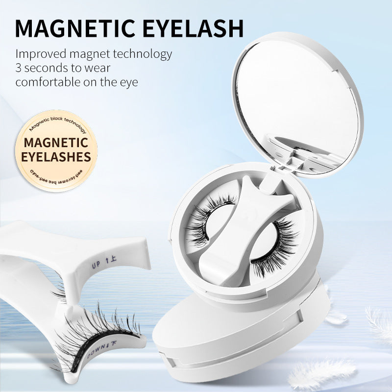 Magnetic False Eyelashes Integrated Storage Box Glue-free Magnet False Eyelashes Natural Makeup Tools With Applicater Magnetic False Eyelashes Integrated Storage Box Glue-free Magnet False Eyelashes Natural Makeup Tools With Applicater